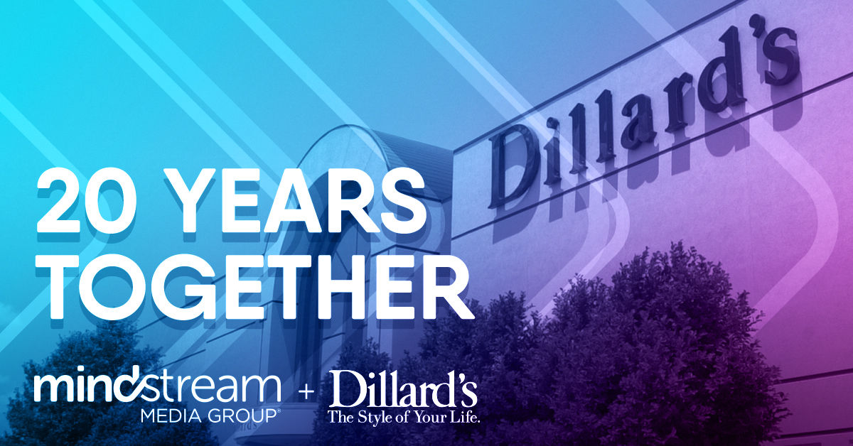 Mindstream Media Group Celebrates 20th Anniversary With Dillard