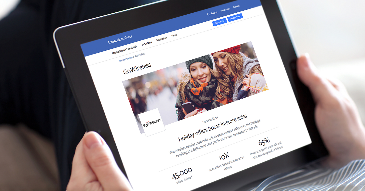 [Case Study]: GoWireless Partners with Mindstream, Boosts In-store Sales with Facebook Offers